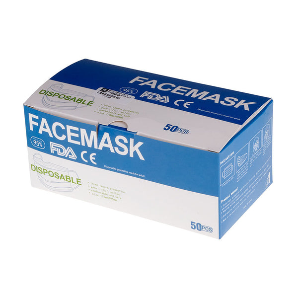 3 Ply, Disposable Face Masks